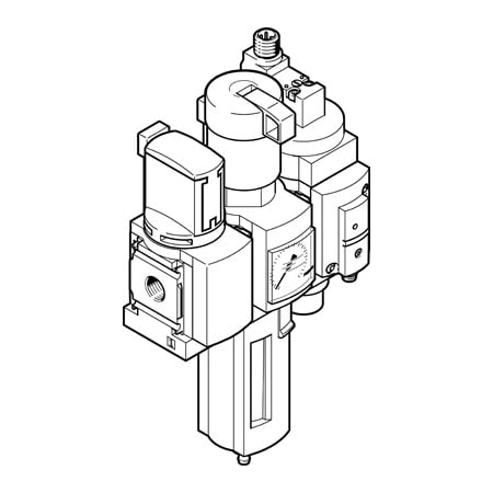 Festo Service Unit Combination MSB4-1/4:C3:J120:D14-WP MSB4-1/4:C3:J120:D14-WP